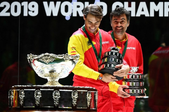 spain won the first edition of the new look davis cup in 2019 beating canada 2 0 in the final in madrid photo afp spain won the first edition of the new look davis cup in 2019 beating canada 2 0 in the final in madrid photo afp