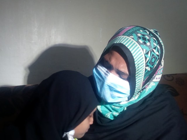 zahra says her daughter 039 s condition was getting worse day by day and she needs help urgently photo express