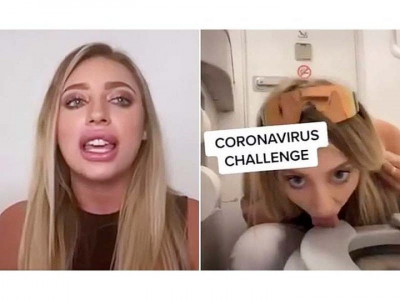 tiktok star who licked toilet seat for coronavirus challenge says she is positive tiktok star who licked toilet seat for coronavirus challenge says she is positive