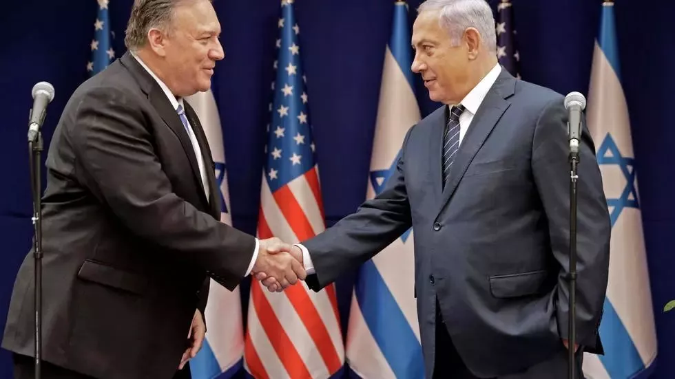 us secretary of state mike pompeo l is due to visit israel in a show of support for a new coalition government agreed between prime minister benjamin netanyahu r and his rival benny gantz photo afp us secretary of state mike pompeo l is due to visit israel in a show of support for a new coalition government agreed between prime minister benjamin netanyahu r and his rival benny gantz photo afp