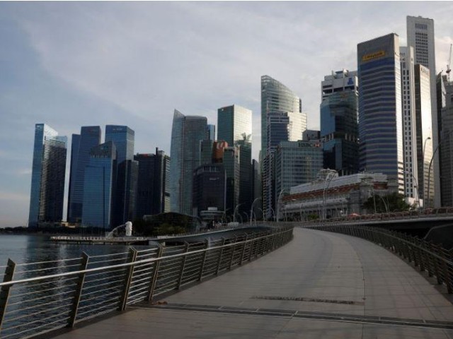 a view of an empty merlion park as tourism braces for a steep decline following the outbreak of coronavirus disease covid 19 along marina bay in singapore photo reuters file