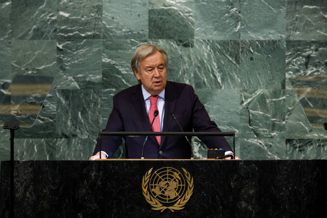 un secretary general ant nio guterres photo file un secretary general ant nio guterres photo file