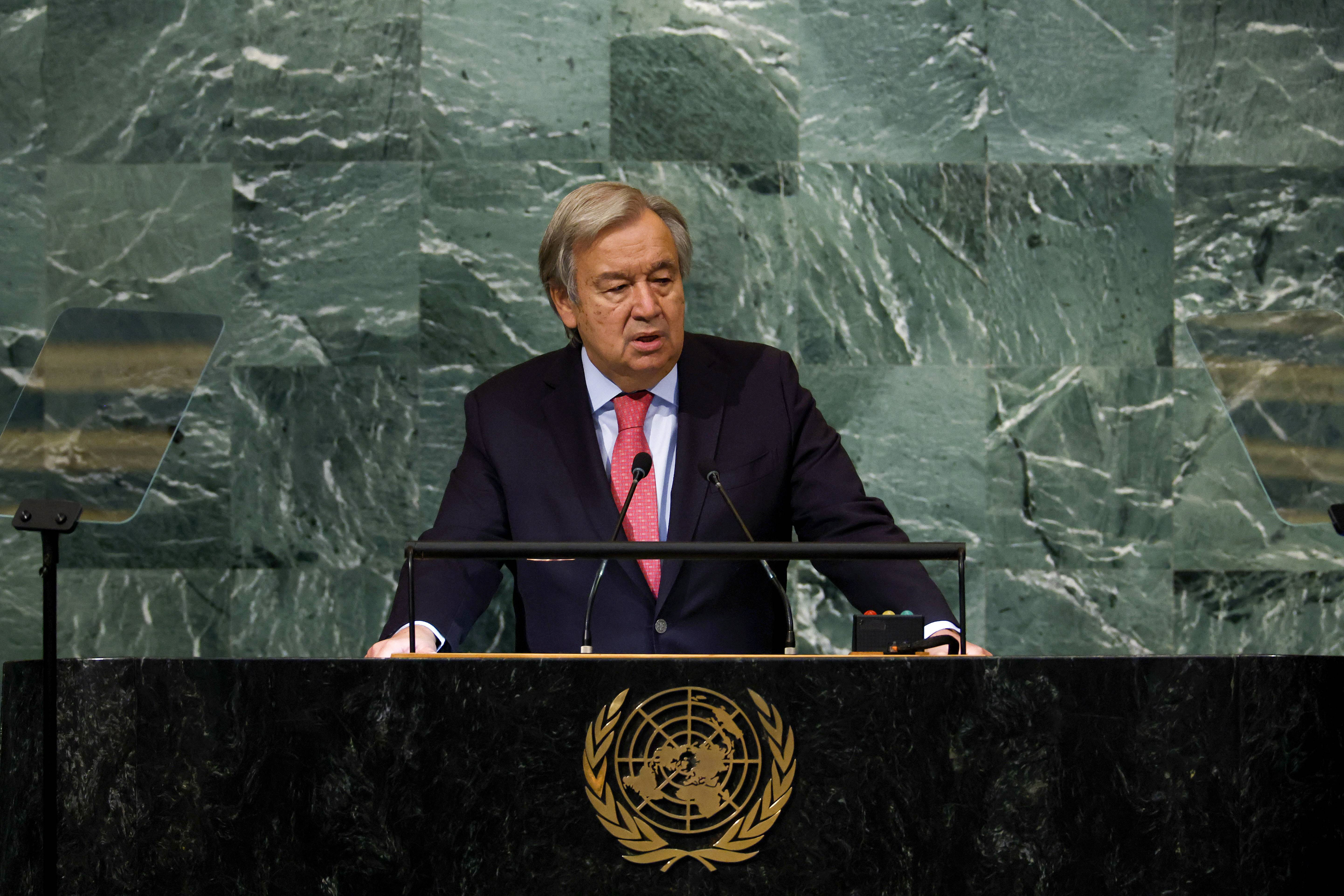 un secretary general ant nio guterres photo file