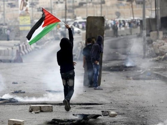 pakistan supports the position adopted by the un and oic on the issue of palestine and calls on the international community to uphold and support the rights of the palestinians photo reuters file