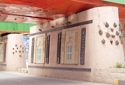 painting the town traditional pindi gets a face lift