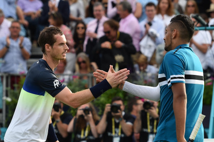 murray however appears to be one of his few rivals kyrgios respects with the scot having defeated djokovic in both the 2012 us open and 2013 wimbledon finals photo afp