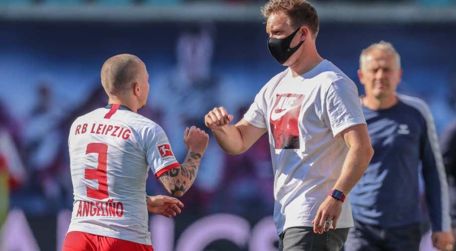 leipzig 039 s title dreams had started to slip away before the lockdown started as back to back draws with bayer leverkusen and wolfsburg in march had seen them fall five points off the pace photo afp