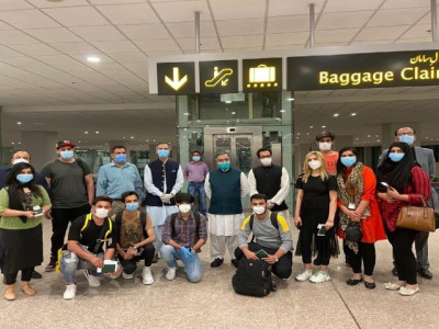 pia flight brings home 274 stranded pakistani students from wuhan pia flight brings home 274 stranded pakistani students from wuhan