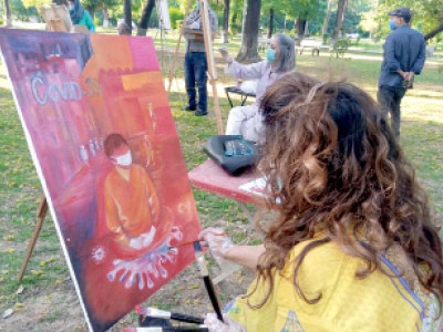 artists paint covid 19 artists paint covid 19