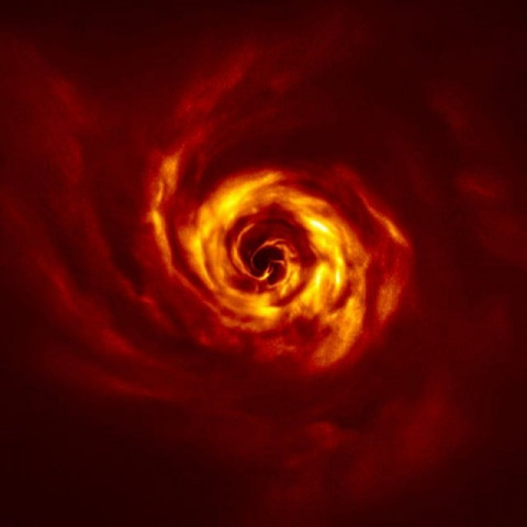 the disc around the young ab aurigae star where eso 039 s very large telescope vlt has spotted signs of planet birth is seen in an image obtained with the vlt 039 s sphere instrument in polarized light and released may 20 2020 close to the centre of the image in the inner region of the disc a 039 twist 039 in very bright yellow is seen that scientists believe marks the spot where a planet is forming photo reuters the disc around the young ab aurigae star where eso 039 s very large telescope vlt has spotted signs of planet birth is seen in an image obtained with the vlt 039 s sphere instrument in polarized light and released may 20 2020 close to the centre of the image in the inner region of the disc a 039 twist 039 in very bright yellow is seen that scientists believe marks the spot where a planet is forming photo reuters