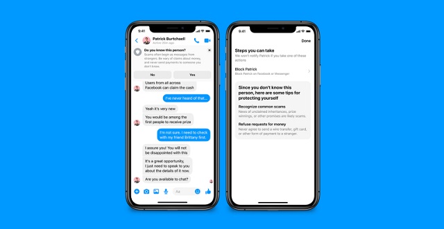 facebook messenger will now notify you if you re chatting to a scammer