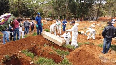 brazil death toll from coronavirus passes 21 000 brazil death toll from coronavirus passes 21 000