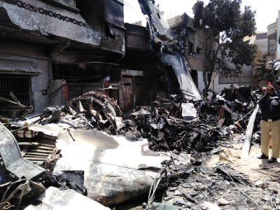 in pictures model colony a day after the pia crash