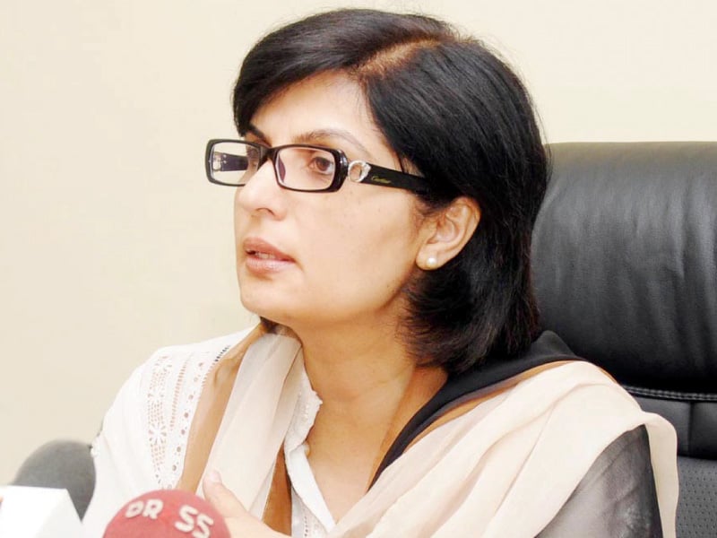 a file photo of dr sania nishtar