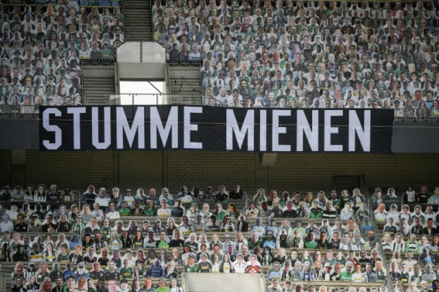 not cut out for this gladbach crash in front of 13 000 cardboard fans not cut out for this gladbach crash in front of 13 000 cardboard fans