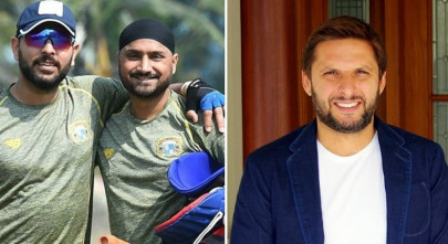 they are helpless afridi takes a dig at harbhajan yuvraj they are helpless afridi takes a dig at harbhajan yuvraj