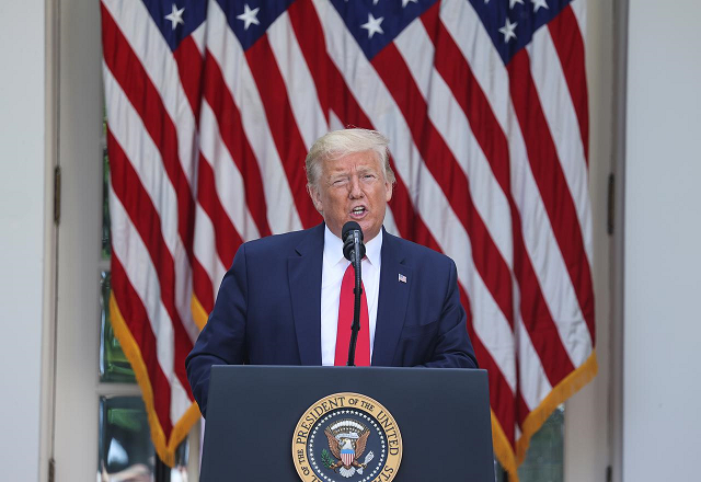 us president donald trump speaks about the cost of treating diabetes in the white house rose garden during the coronavirus disease covid 19 outbreak in washington us may 26 2020 photo reuters us president donald trump speaks about the cost of treating diabetes in the white house rose garden during the coronavirus disease covid 19 outbreak in washington us may 26 2020 photo reuters