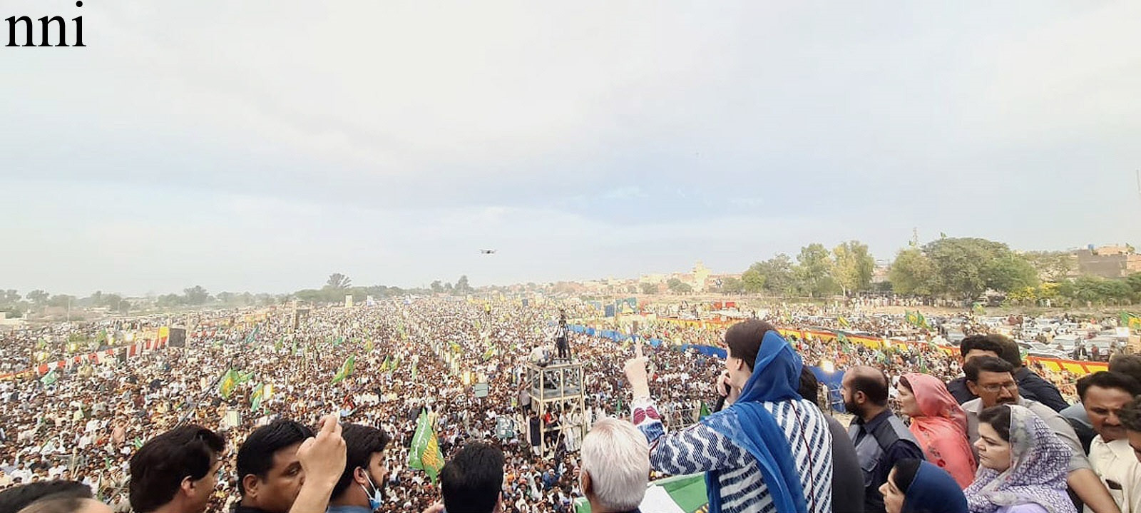 pml n senior vice president maryam nawaz addresses a rally in kasur photo nni