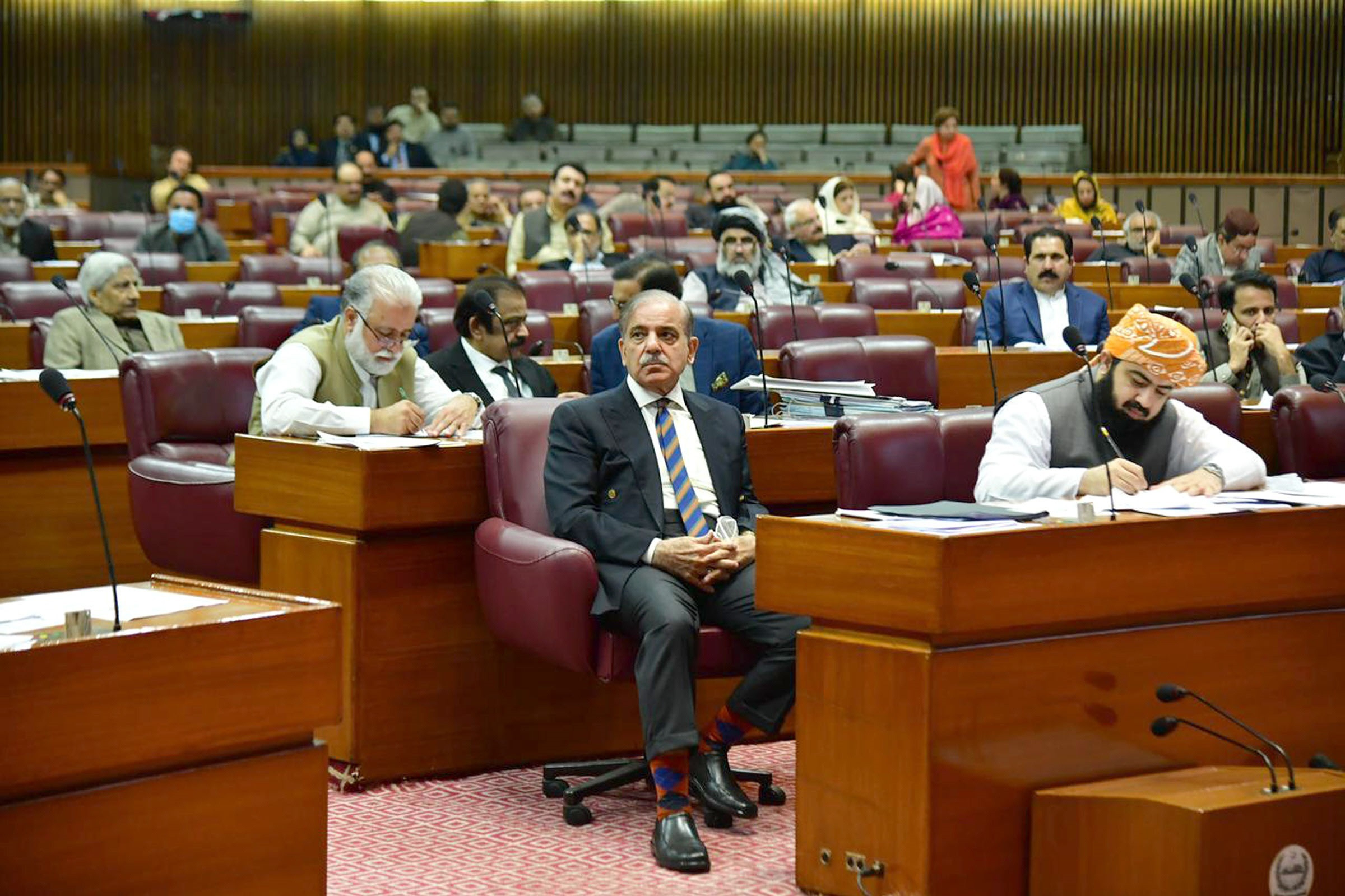pm shehbaz sharif attends the national assembly session photo online