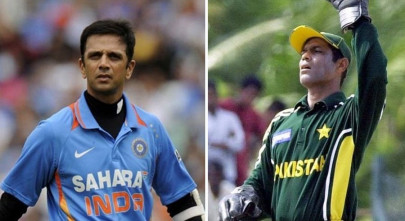 latif reveals how mushtaq tricked umpire into giving dravid out in sharjah odi latif reveals how mushtaq tricked umpire into giving dravid out in sharjah odi