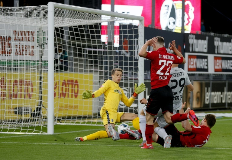 havertz 039 s goal was the first shot on target in a largely drab encounter in which freiburg could have snatched at least a point photo afp