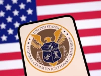 united states federal communications commission logo and us flag are seen in this illustration taken april 23 2025 photo reuters
