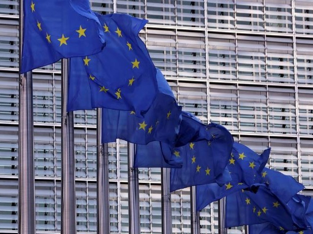 european union flags fly outside the european commission headquarters in brussels belgium photo reuters file