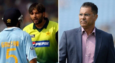 waqar younis wants gautam gambhir shahid afridi to end their long standing feud waqar younis wants gautam gambhir shahid afridi to end their long standing feud