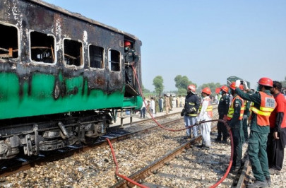 fire sweeps through two train coaches fire sweeps through two train coaches