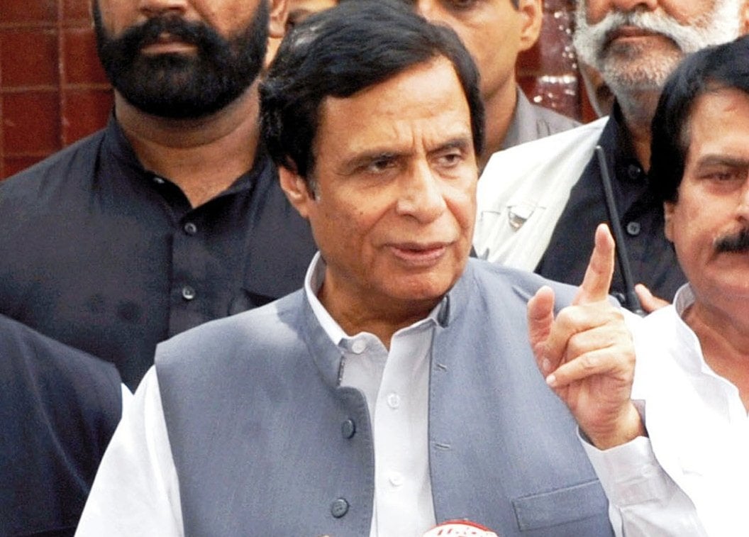 chaudhry pervaiz elahi the pakistan muslim league qauid pml q punjab president photo inp