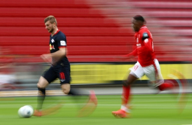 germany international has scored 31 goals for leipzig in all competitions this season photo afp