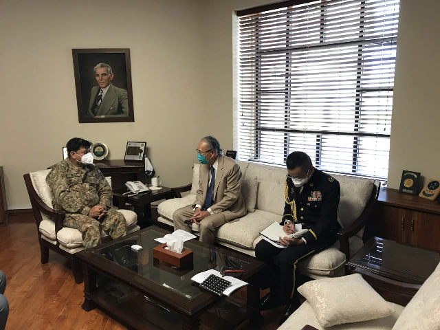 japanese ambassador matsuda kuninori meets ndma chairman lt gen muhammad afzal in islamabad photo express japanese ambassador matsuda kuninori meets ndma chairman lt gen muhammad afzal in islamabad photo express