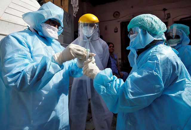 additional salary to health workers treating coronavirus patients will be disbursed under risk allowance photo reuters file additional salary to health workers treating coronavirus patients will be disbursed under risk allowance photo reuters file
