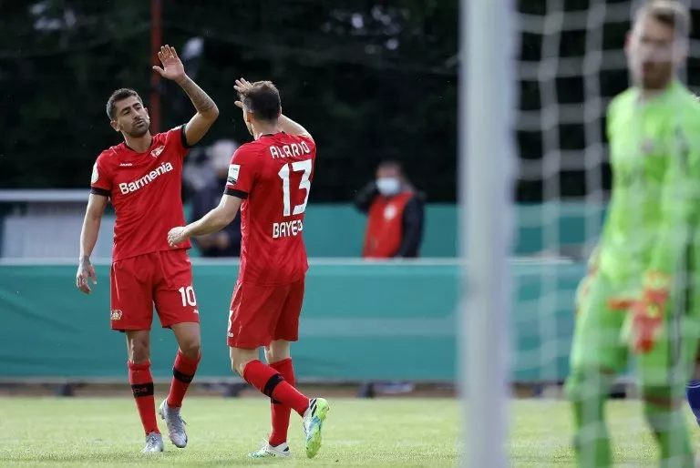 winners will now take on either bayern munich or eintracht frankfurt who face off at the allianz arena on wednesday photo afp winners will now take on either bayern munich or eintracht frankfurt who face off at the allianz arena on wednesday photo afp