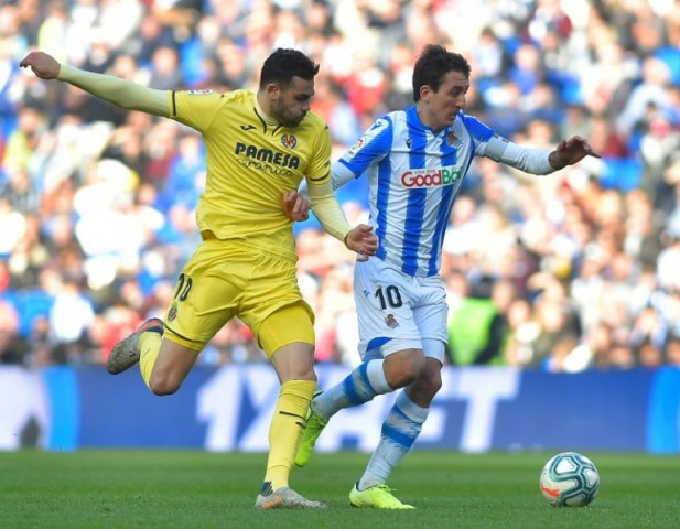 la real are fourth in la liga one point ahead of atletico madrid photo afp la real are fourth in la liga one point ahead of atletico madrid photo afp