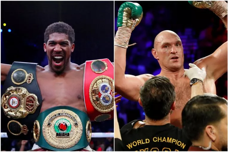 no contracts have been signed yet but promoter hearn expects both champions to fight in 2021 photo afp no contracts have been signed yet but promoter hearn expects both champions to fight in 2021 photo afp