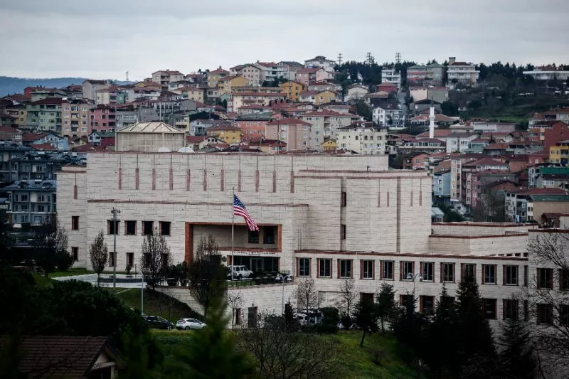 view of the us consulate in istanbul turkey photo afp view of the us consulate in istanbul turkey photo afp