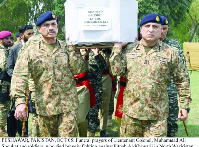 lt col five soldiers martyred in waziristan