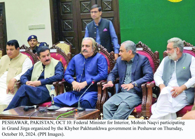 gandapur tasked to defang khyber jirga gandapur tasked to defang khyber jirga