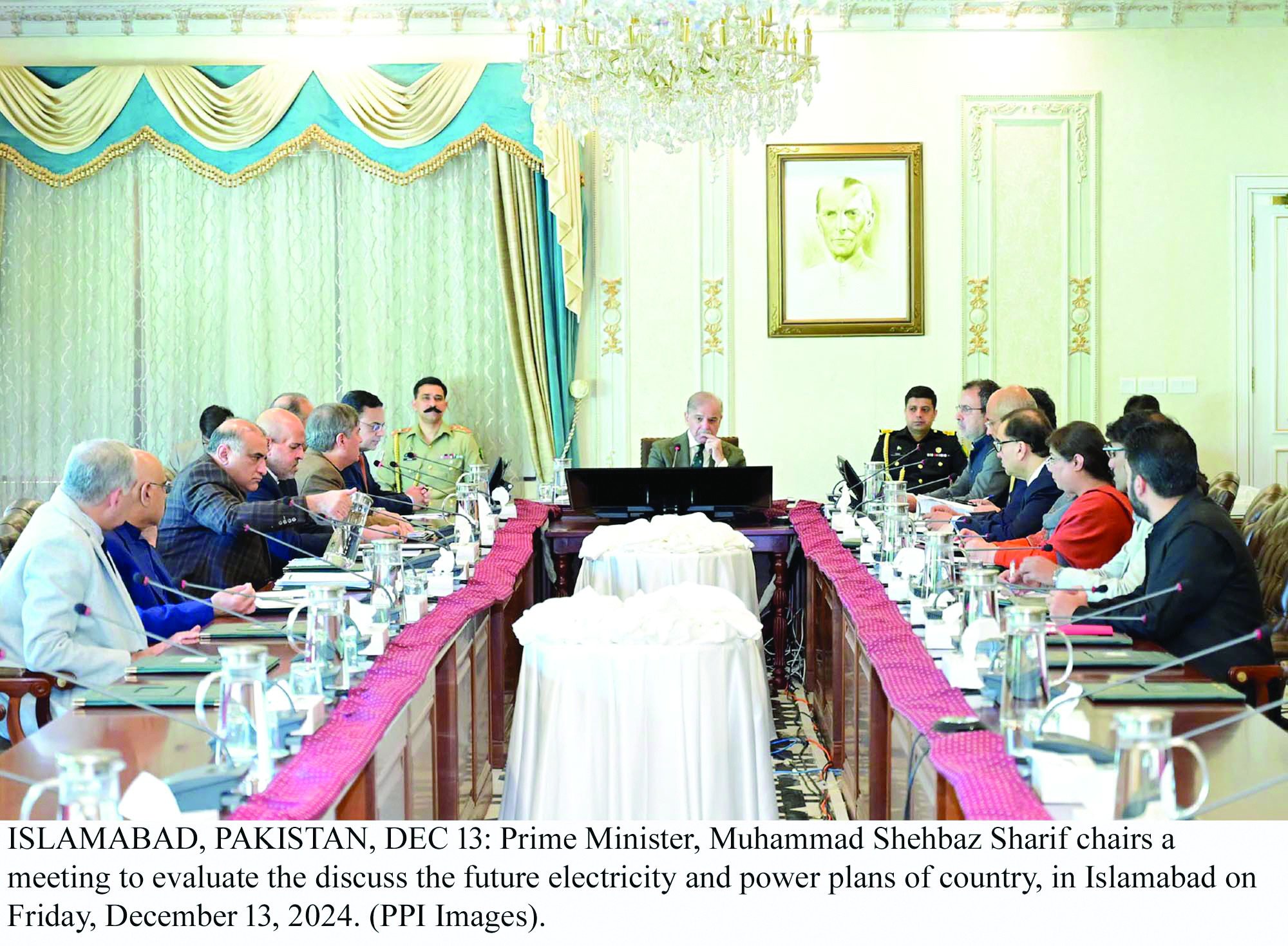 prime minister shehbaz sharif chairs a meeting to review the power generation situation in the country photo ppi