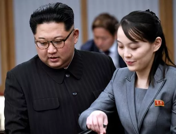 north korean leader kim jong un and his sister kim yo jong attend a meeting with south korean president moon jae in at the peace house at the truce village of panmunjom inside the demilitarized zone separating the two koreas photo reuters file north korean leader kim jong un and his sister kim yo jong attend a meeting with south korean president moon jae in at the peace house at the truce village of panmunjom inside the demilitarized zone separating the two koreas photo reuters file