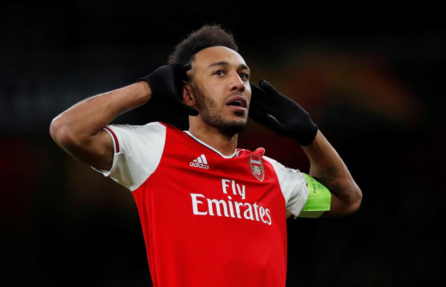 the gabon international has scored 61 goals in 97 appearances since joining from borussia dortmund in 2018 photo reuters the gabon international has scored 61 goals in 97 appearances since joining from borussia dortmund in 2018 photo reuters