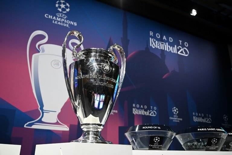 ucl was frozen in mid march before the last 16 stage had been completed photo afp