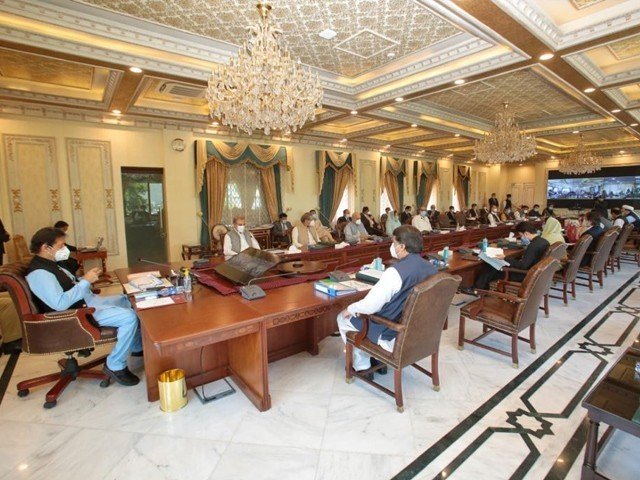 pm imran khan presided federal cabinet meeting photo express