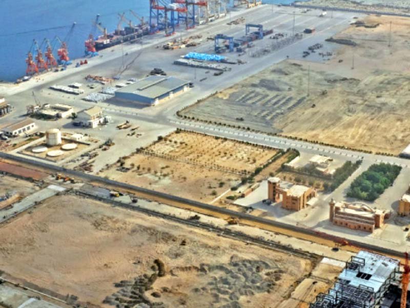 gwadar port along with cpec has the potential of triggering development and ending poverty said the committee chairman photo file