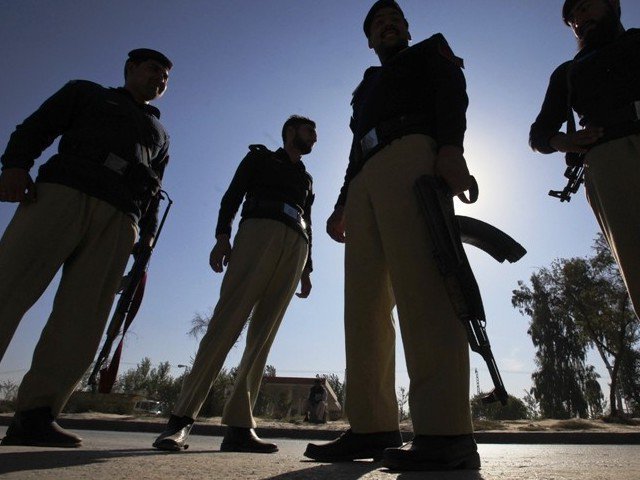 the charsadda district administration together with a large contingent of police evicted tenants from an area in tangi on thursday photo afp