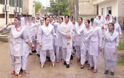 protest raising voices against harassment