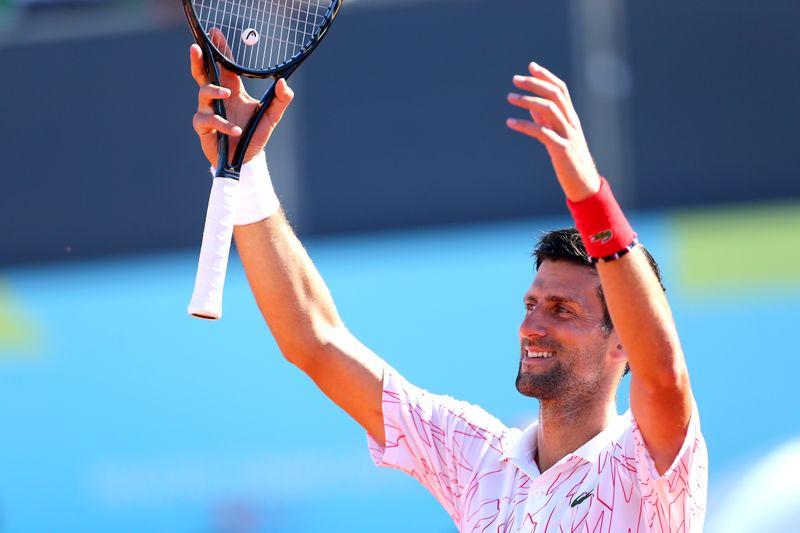 djokovic wins compliment from james for basketball skills