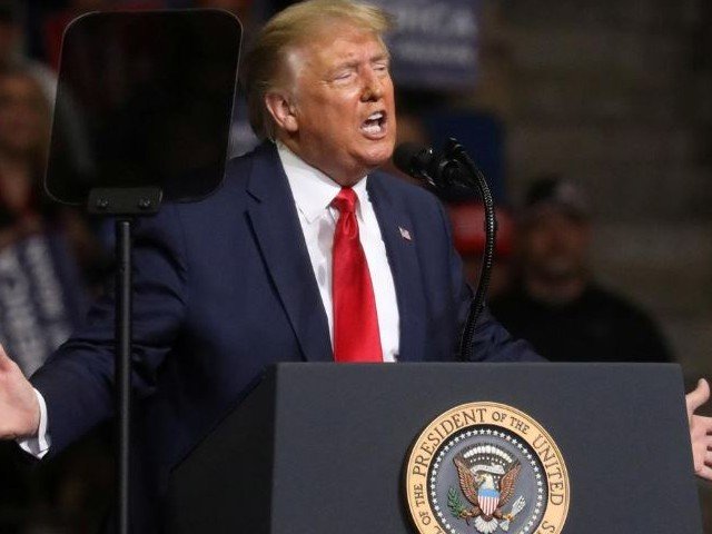 us president donald trump speaks at his first re election campaign rally in several months in the midst of the coronavirus disease covid 19 outbreak at the bok centre in tulsa oklahoma us photo reuters