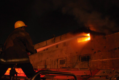 fire engulfs railway station warehouse fire engulfs railway station warehouse
